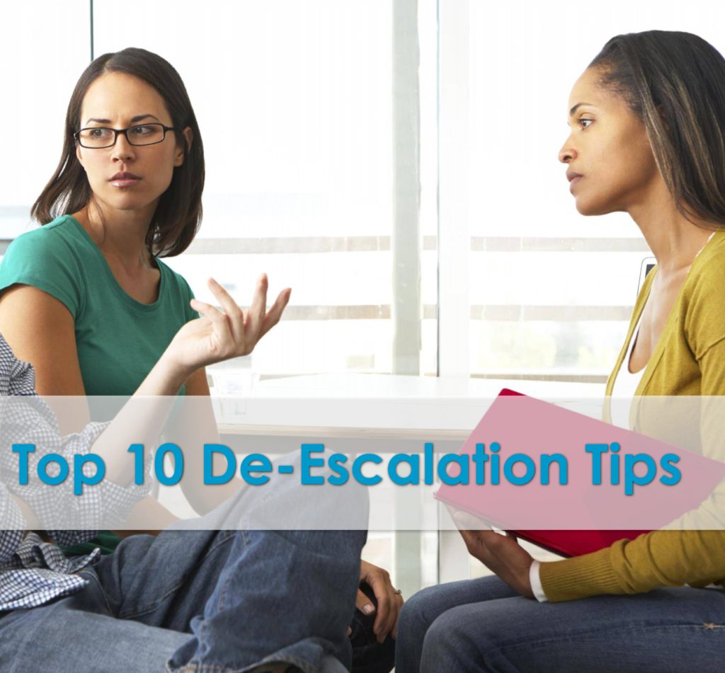 top 10 deescalation skills